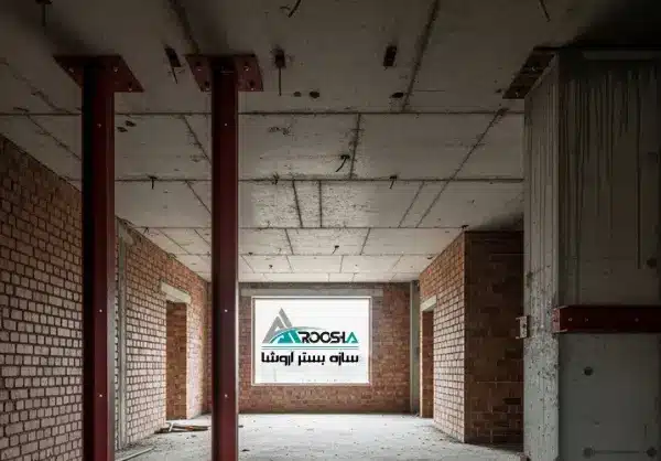 نحوه اجرای وال‌پست آماده در اسکلت فلزی