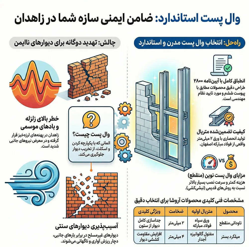 خرید وال پست در زاهدان 