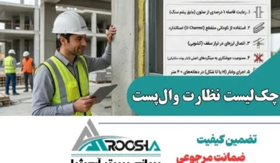 چک‌لیست نظارت وال‌پست